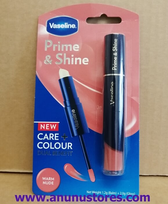 Vaseline Prime & Shine 2-in-1 Lip Balm
